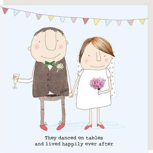 Dance on Tables - Wedding Card